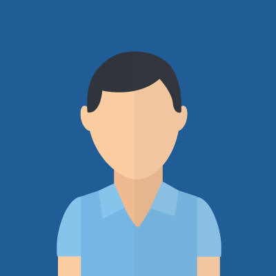 Light Blue male avatar vector image