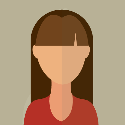 Female avatar Red Vector Image